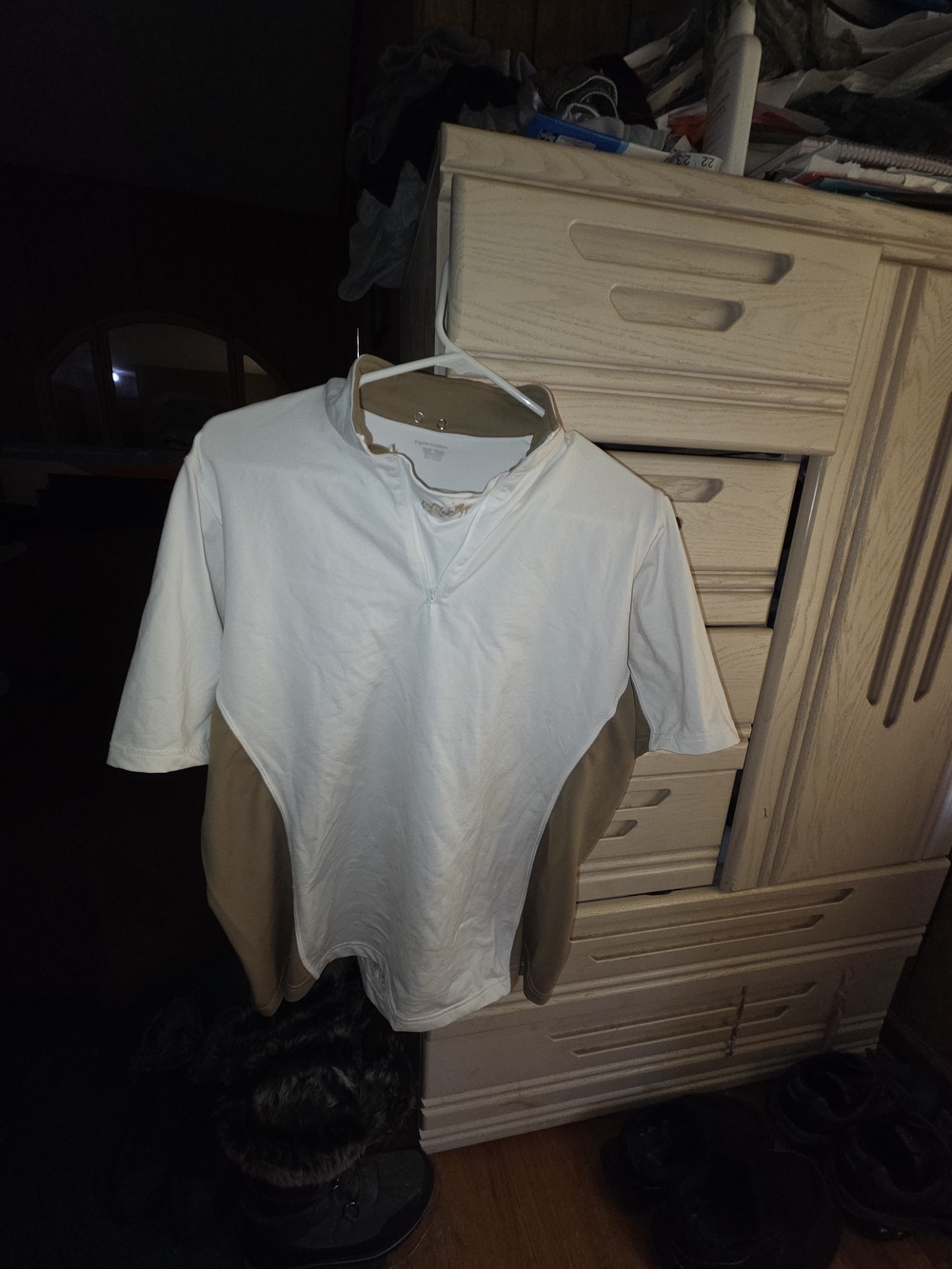 Equine Couture 3x Short Sleeve White Show Shirt